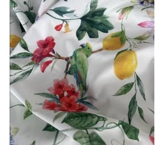 Принтована рогожка DECOR CYTRYNOWY MIX 01