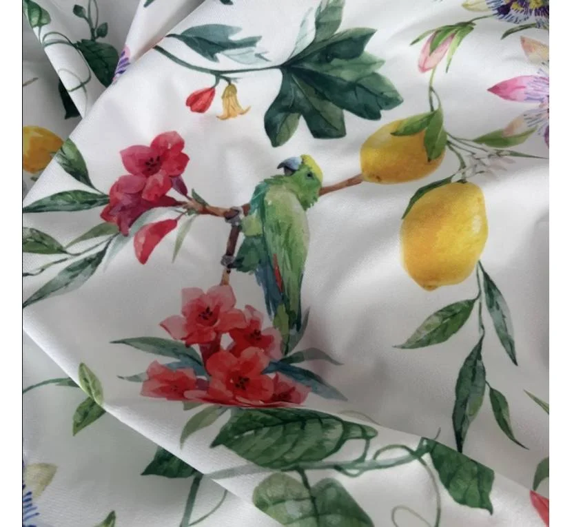 Принтована рогожка DECOR CYTRYNOWY MIX 01