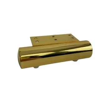 Ножка мебельная KM6125 Золотая глянцевая 45 мм Прямая