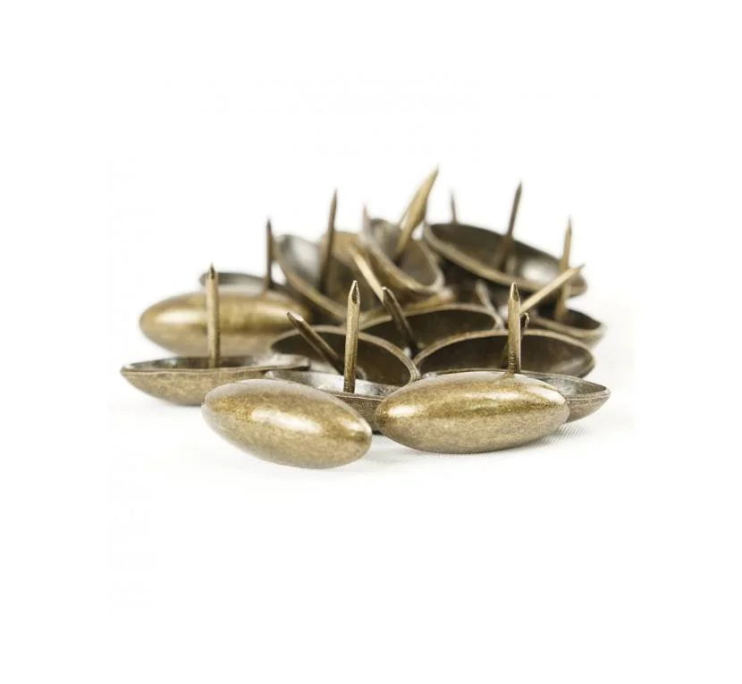 Гвоздь декоративный эллипс KP4142 30 мм Латунный Купить