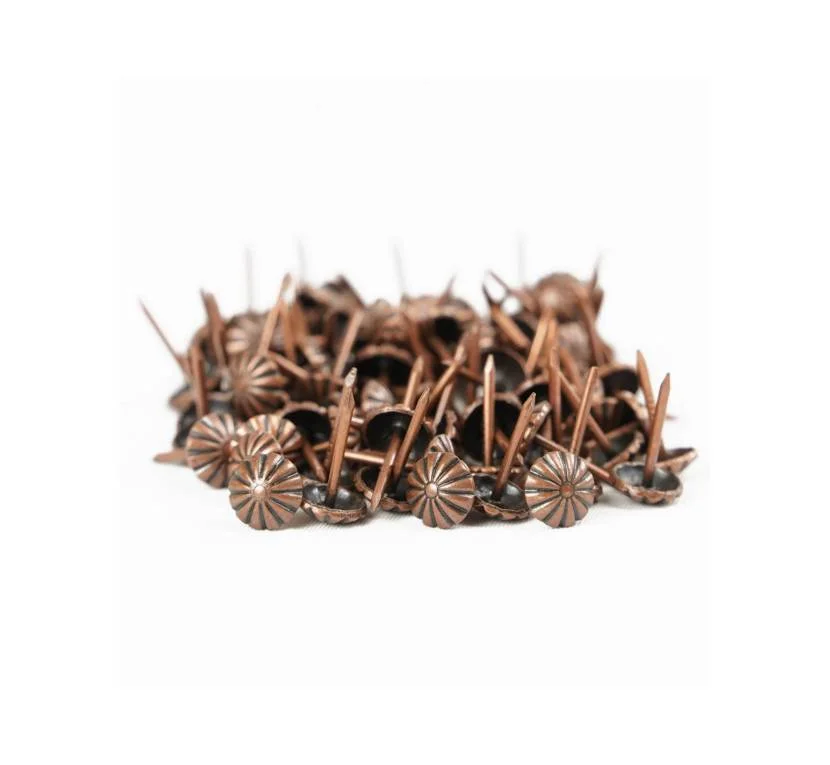 Гвоздь декоративный цветок KP4091 9,5 мм Медь Купить