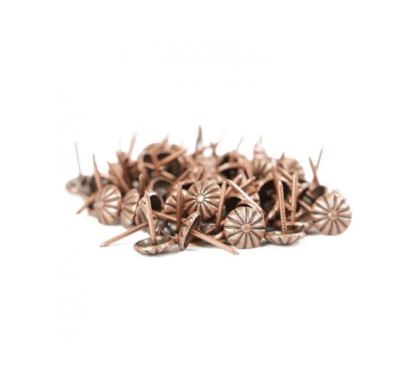 Гвоздь декоративный цветок KP4092 11,3 мм Медь Купить