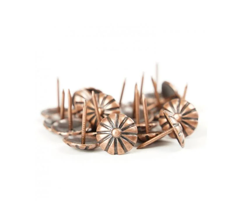 Гвоздь декоративный цветок KP4094 19 мм Медь Купить