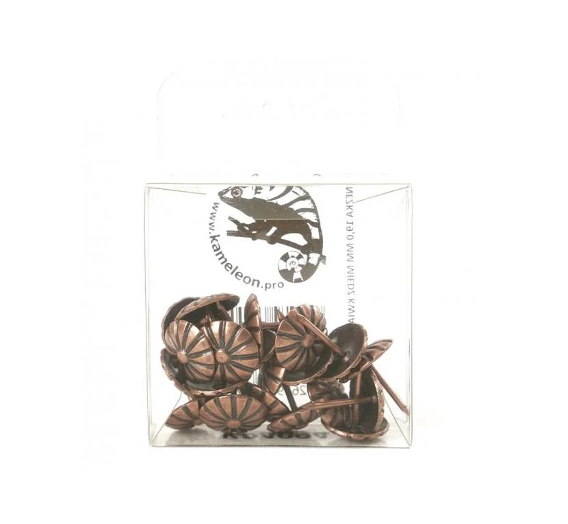 Гвоздь декоративный цветок KP4094 19 мм Медь Цена