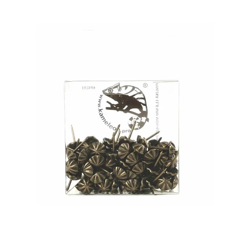 Гвоздь декоративный зонтик KP4193 11 мм Латунный Цена