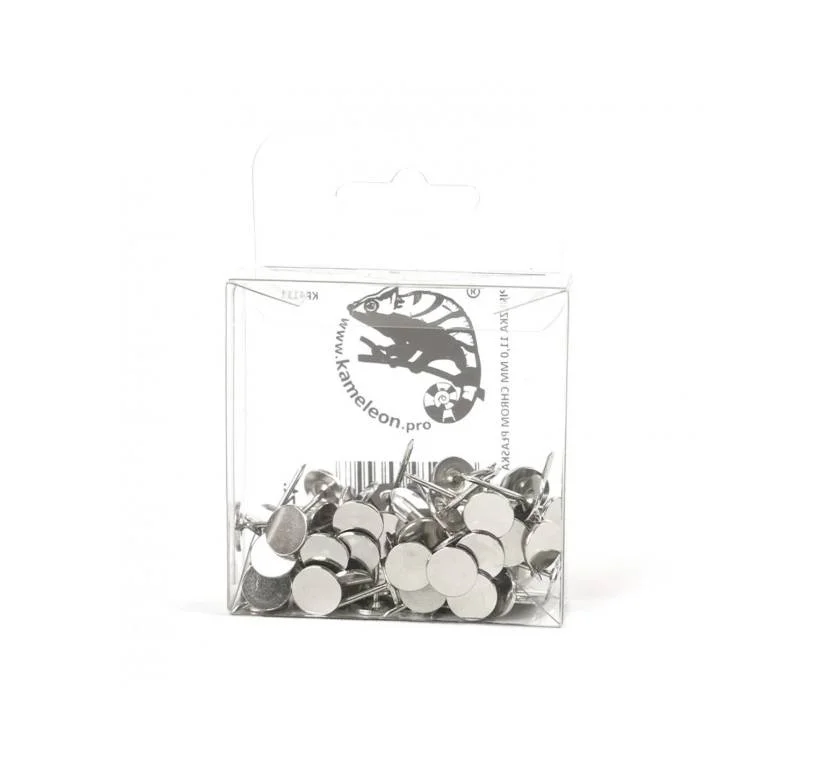 Гвоздь декоративный плоский KP4111 11 мм Хром Цена