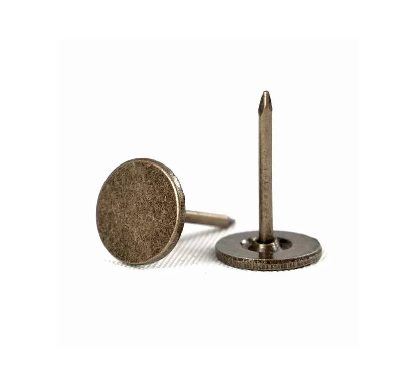 Гвоздь декоративный плоский KP4131 11 мм Латунный