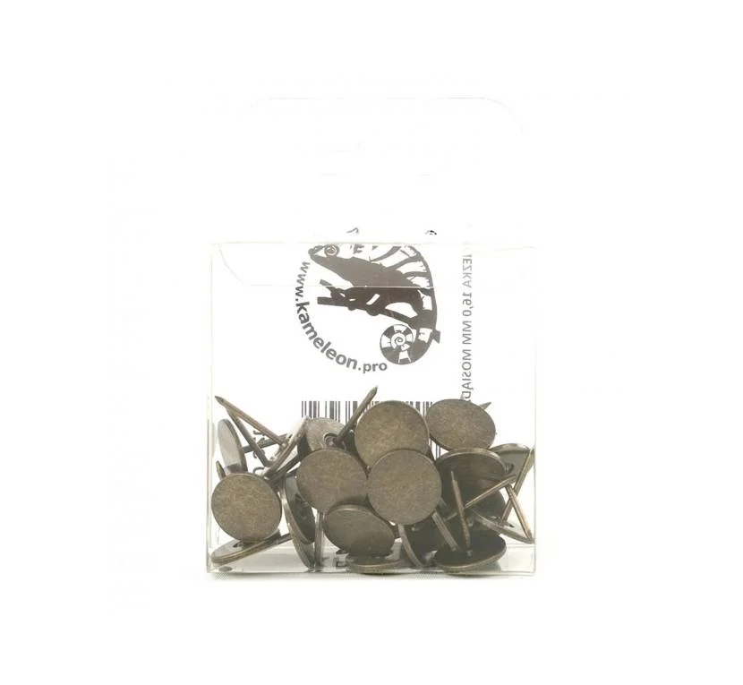 Цвях декоративний плоский KP4132 16 мм Латунний Ціна