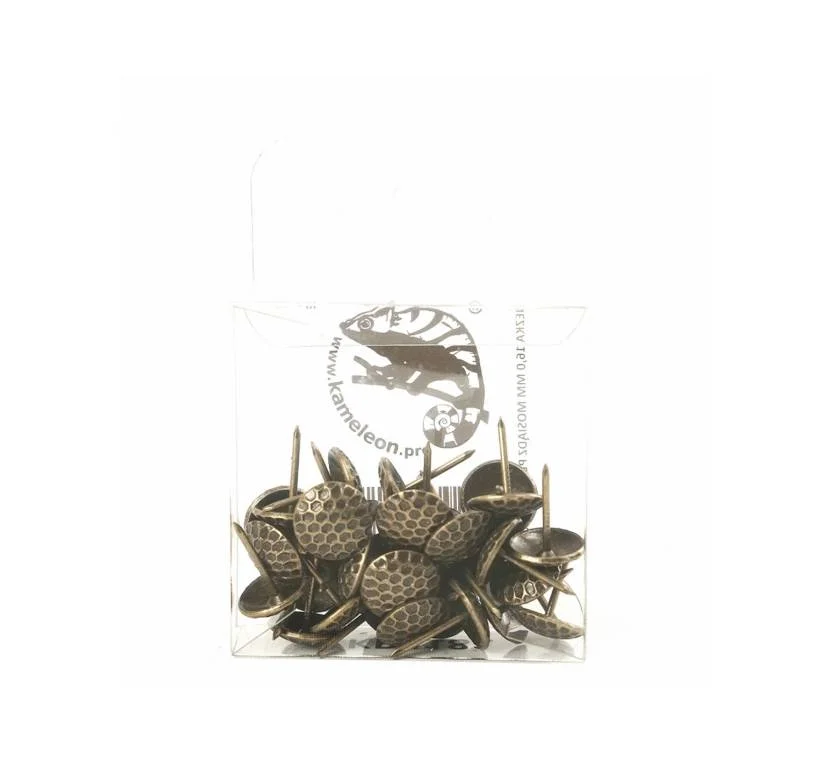 Гвоздь декоративный соты KP4181 16 мм Латунный Цена