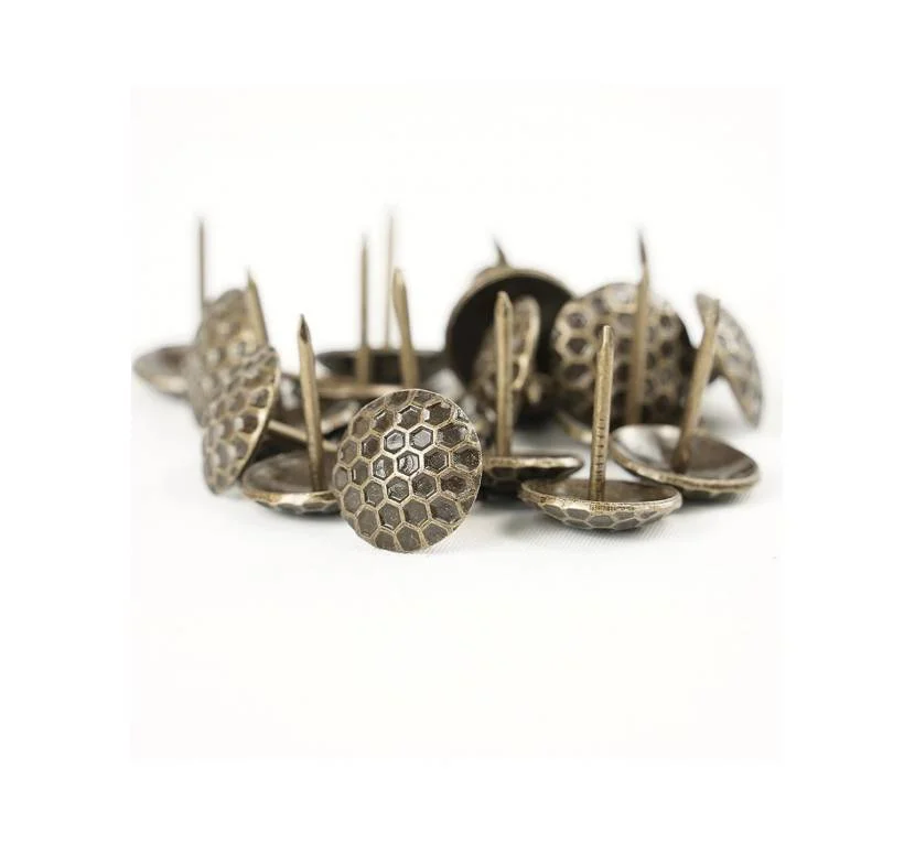 Цвях декоративний соти KP4182 19 мм Латунний Купити