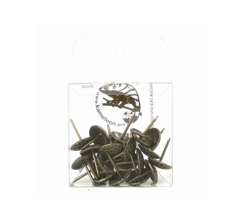 Цвях декоративний соти KP4182 19 мм Латунний Ціна