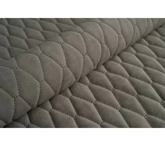 Велюр стеганый Uttario Velvet 3D 2975/U6/O100 Платиново-Серый