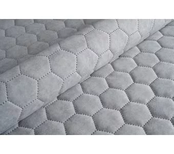 Велюр стеганый Uttario Velvet 3D 2972/U5/O100 Цементный