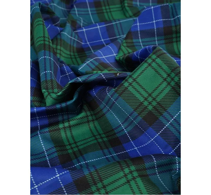 Принтованный велюр SOFT KRATKA 05 в магазинеToptextil Україна