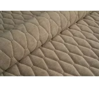 Велюр стеганый Uttario Velvet 3D 2976/U6/O100 Пастельно-Коричневый