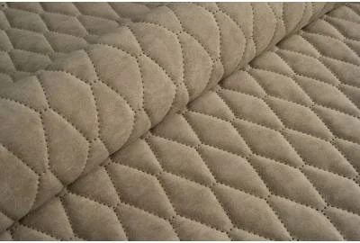 Велюр стеганый Uttario Velvet 3D 2976/U6/O100 Пастельно-Коричневый