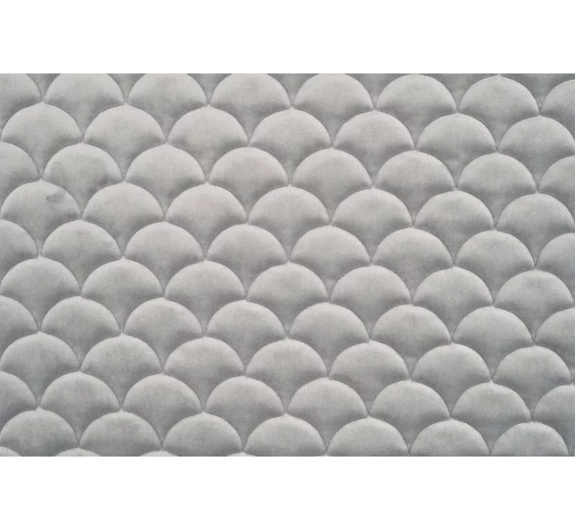 Ткань мебельная Велюр стеганый Magic Velvet 3D 2217/P153/O100 Серебряно-Серый Купить