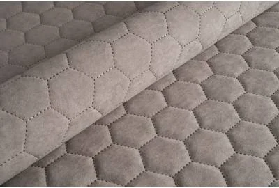 Велюр стеганый Uttario Velvet 3D 2975/U5/O100 Платиново-Серый