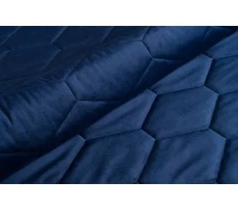 Ткань мебельная Велюр стеганый Magic Velvet 3D 2216/P137/O100 Темно-Синий