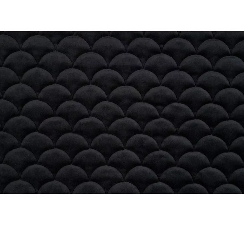 Ткань мебельная Велюр стеганый Magic Velvet 3D 2219/P153/O100 Черный Купить