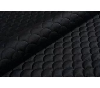 Ткань мебельная Велюр стеганый Magic Velvet 3D 2219/P153/O100 Черный