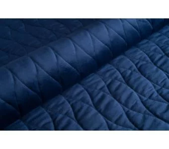 Ткань мебельная Велюр стеганый Magic Velvet 3D 2216/P115/O100 Темно-Синий