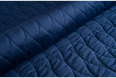 Тканина меблева Велюр стьобаний Magic Velvet 3D 2216/P115/O100 Темно-Синій