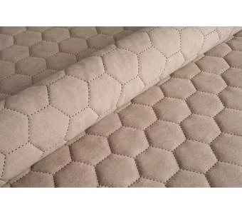 Велюр стеганый Uttario Velvet 3D 2976/U5/O100 Пастельно-Коричневый