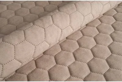 Велюр стеганый Uttario Velvet 3D 2976/U5/O100 Пастельно-Коричневый