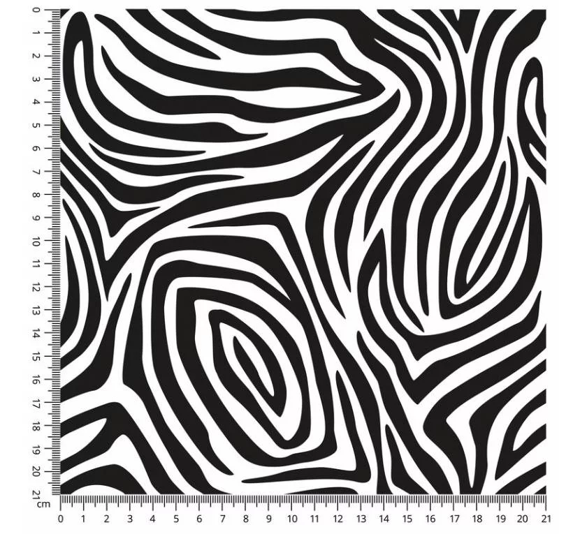 Принтований велюр SOFT ZEBRA 01 в магазині Toptextil Україна