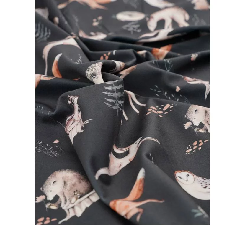 Принтований велюр SOFT ZWIERZAKI 02 в магазині Toptextil Україна