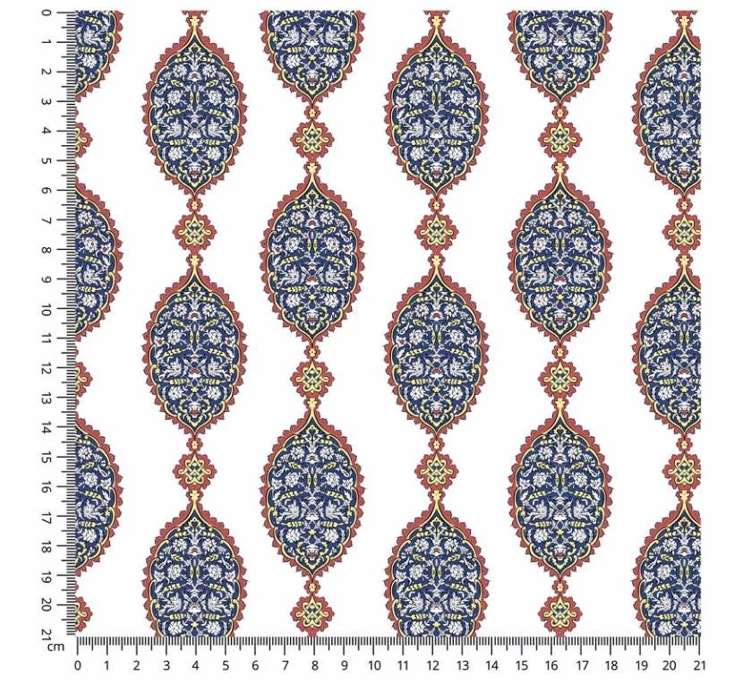 Принтованный велюр WONDER ŁAŃCUSZKI ORIENT 01 Цена