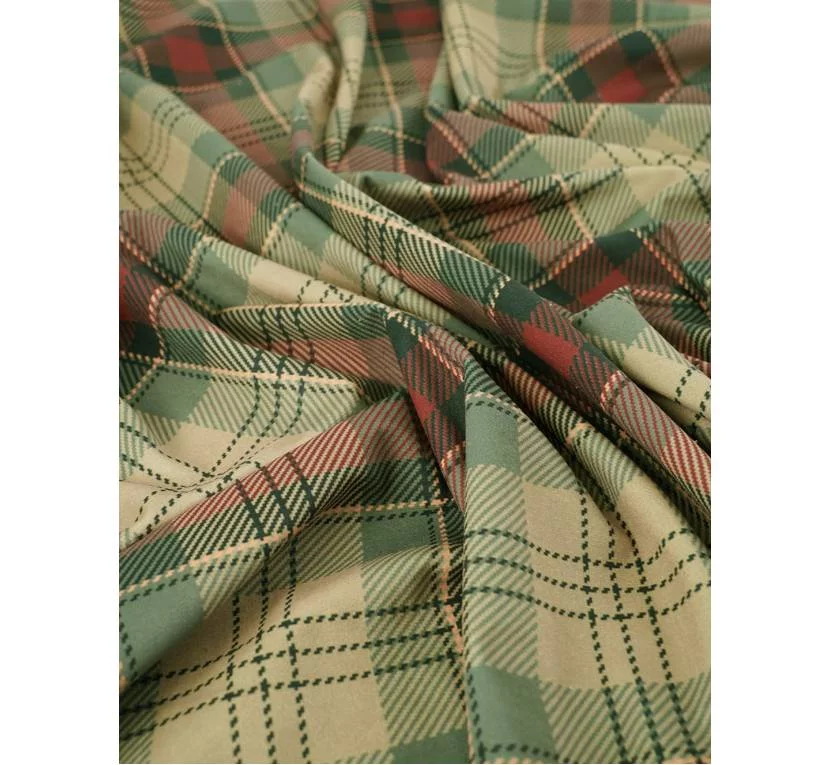 Принтованный велюр SOFT KRATKA 07 в Toptextil Україна