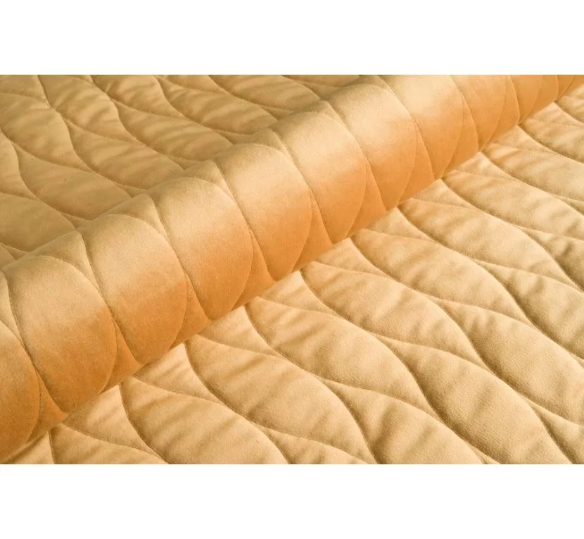 Ткань мебельная Велюр стеганый Magic Velvet 3D 2215/P115/O100 Желтый Купить