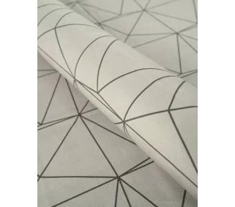 Принтований велюр SOFT LINIE GEOMETRYCZNE 01