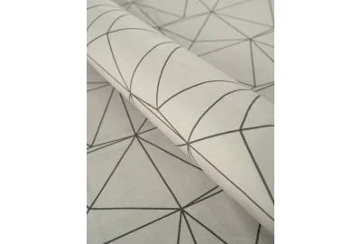 Принтованный велюр SOFT LINIE GEOMETRYCZNE 01