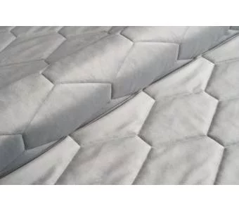 Ткань мебельная Велюр стеганый Magic Velvet 3D 2240/P137/O100 Перламутрово-Серый