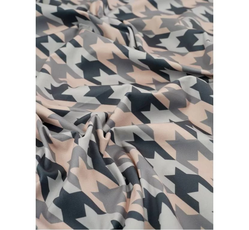 Принтований велюр SOFT PEPITKA DUŻA 06 в магазині Toptextil Україна