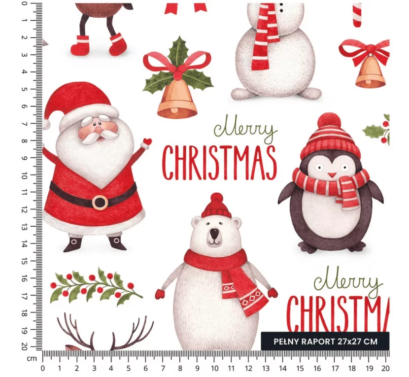 Принтованный велюр SOFT MERRY CHRISTMAS 03 От производителя