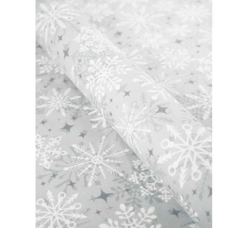 Принтованный велюр SOFT ŚNIEŻKI 01