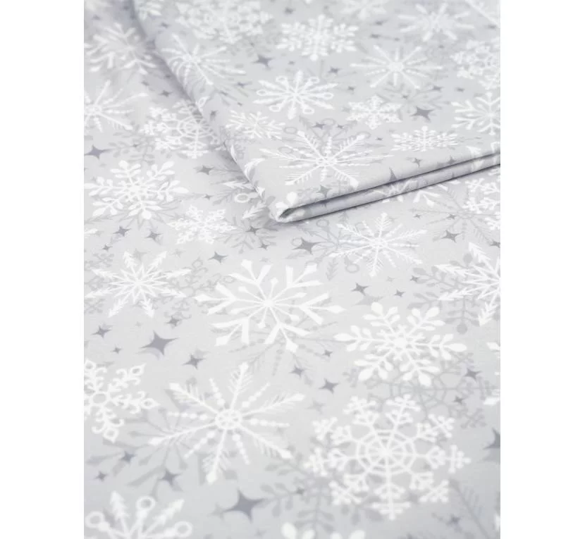 Принтованный велюр SOFT ŚNIEŻKI 01 Купить