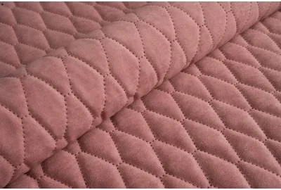 Велюр стеганый Uttario Velvet 3D 2955/U6/O100 Пудровый