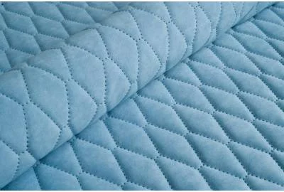Велюр стеганый Uttario Velvet 3D 2960/U6/O100 Голубой