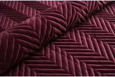 Тканина меблева Велюр стьобаний Magic Velvet 3D 2202/P163/O100 Бордовий