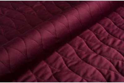 Тканина меблева Велюр стьобаний Magic Velvet 3D 2202/P115/O100 Бордовий