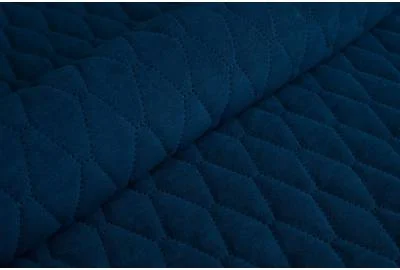 Велюр стеганый Uttario Velvet 3D 2967/U6/O100 Темно-Лазурный