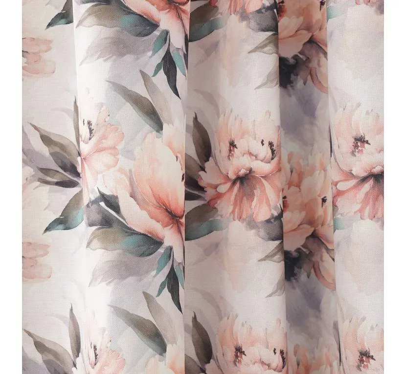 Принтована рогожка DECOR PIWONIE 07 в магазині Toptextil Україна