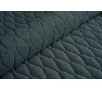 Велюр стеганый Uttario Velvet 3D 2970/U6/O100 Темно-Серый