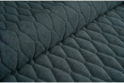 Велюр стеганый Uttario Velvet 3D 2970/U6/O100 Темно-Серый