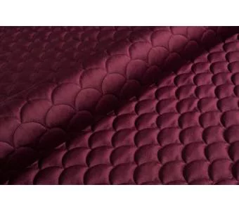 Ткань мебельная Велюр стеганый Magic Velvet 3D 2202/P153/O100 Бордовый